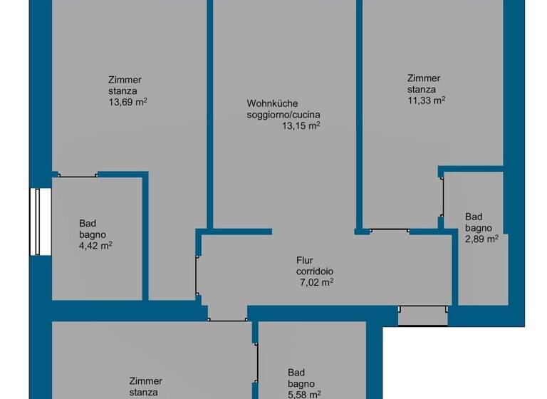 Wohnung zum Kauf 600.000 € 3 Zimmer 91 m² frei ab sofort Bozen 39100
