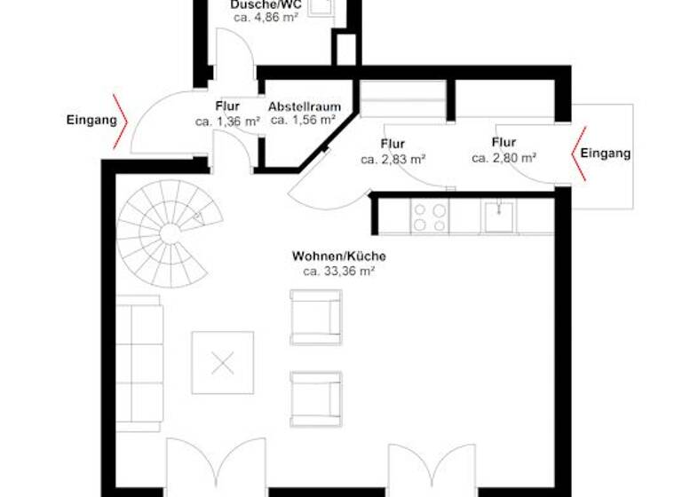Maisonette zum Kauf 379.000 € 3 Zimmer 82 m² Binz Ostseebad Binz 18609