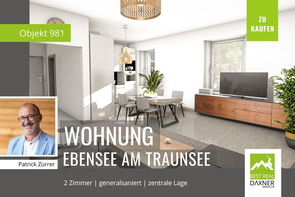 Wohnung zum Kauf 235.940 € 2 Zimmer 1.<br/>Geschoss Ebensee 4802