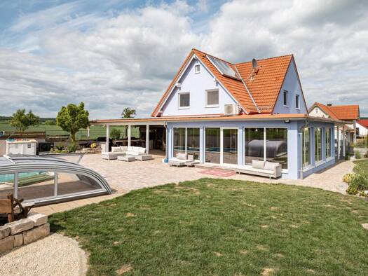 Einfamilienhaus zum Kauf 875.000 € 6 Zimmer 230 m² 976 m² Grundstück Hartershofen Steinsfeld 91628