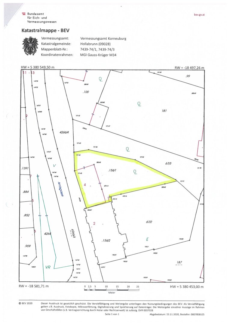 Büro-/Praxisfläche zum Kauf 399.000 € 13 Zimmer Hollabrunn 2020