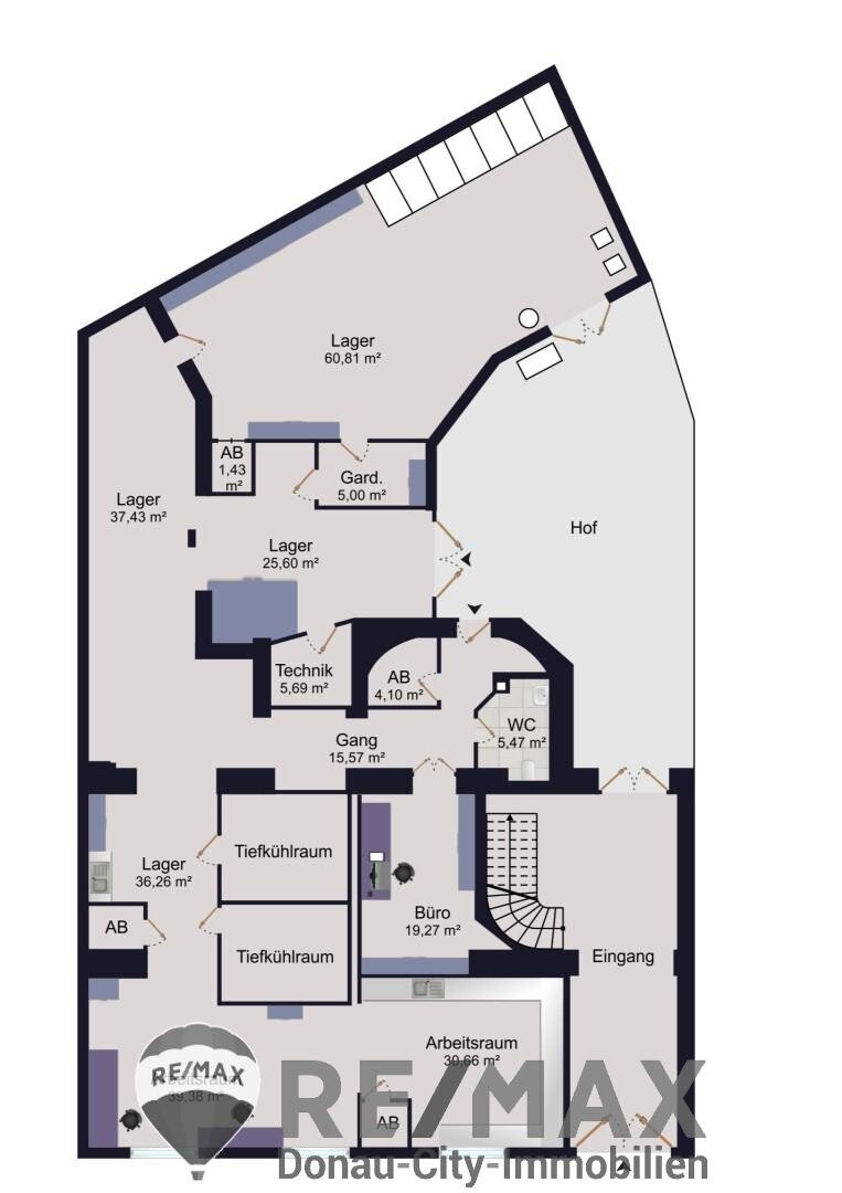 Produktionshalle zum Kauf 450.000 € 276 m²<br/>Lagerfläche Wien 1050