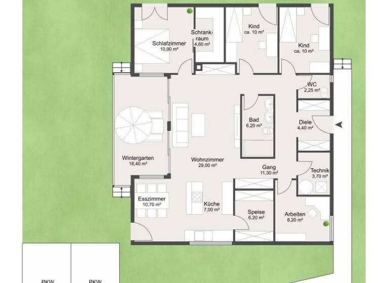 Einfamilienhaus zum Kauf 390.000 € 5 Zimmer 124,2 m² 638 m² Grundstück Hutweideweg Nickelsdorf 2425