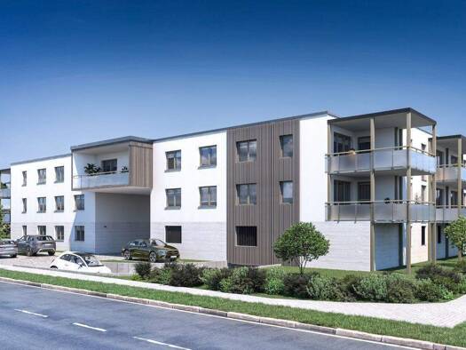 Wohnung zum Kauf - Neubau 321.000 € 2 Zimmer 64,8 m² 2. Geschoss Mariusstraße 29 Ansbach 91522