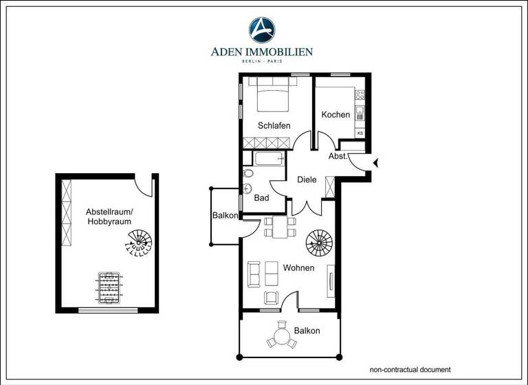 Wohnung zum Kauf provisionsfrei 380.000 € 3 Zimmer 96,1 m² EG Neubrücker Straße 3 Frohnau Berlin 13465