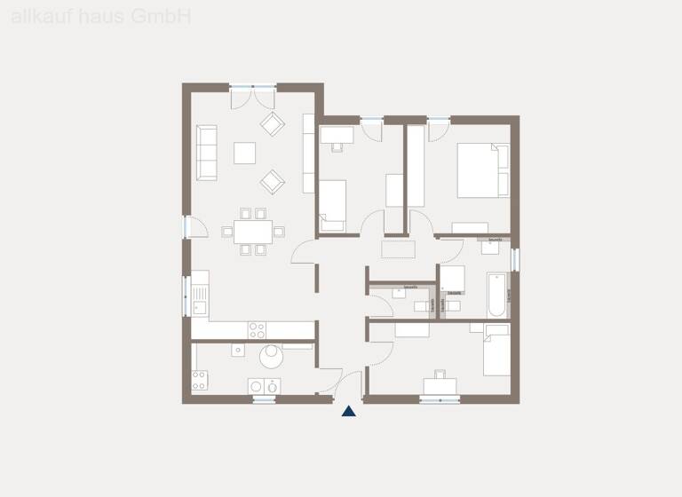 Bungalow zum Kauf provisionsfrei 389.241 € 4 Zimmer 116,4 m² 680 m² Grundstück Neusitz 91616