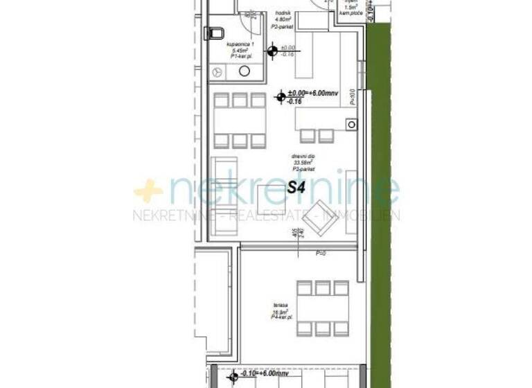 Wohnung zum Kauf 309.505 € 5 Zimmer 88 m² Privlaka