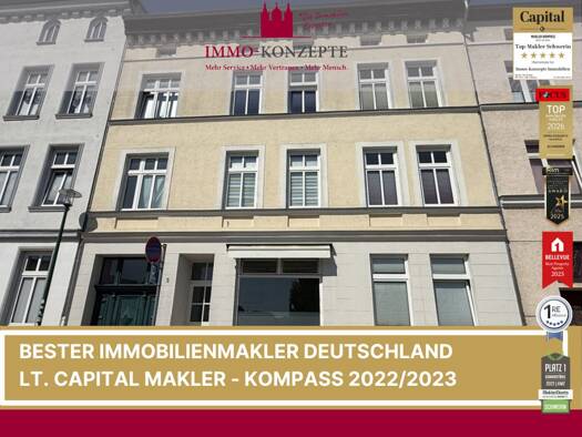 Mehrfamilienhaus zum Kauf 575.000 € 17 Zimmer 484 m² 320 m² Grundstück Spaldingsplatz 5 Güstrow Güstrow 18273