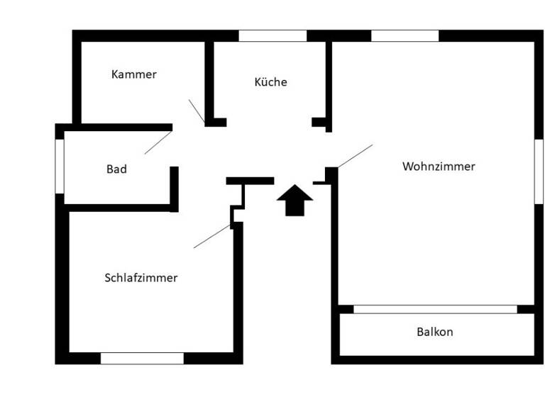 Wohnung zum Kauf 185.000 € 2 Zimmer 61,9 m² 3. Geschoss Spandau Berlin 13583