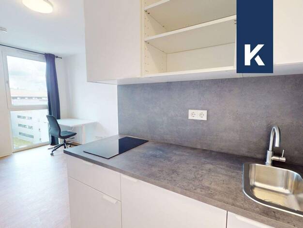 Studio zur Miete 624 € 1 Zimmer 23,2 m² 6. Geschoss frei ab 01.04.2026 Geschwister-Scholl-Str. 17 Aachen 52072