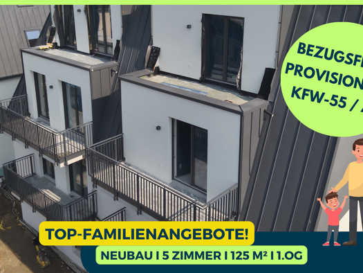Wohnung zum Kauf - Neubau provisionsfrei 699.000 € 5 Zimmer 125,1 m² 1. Geschoss frei ab sofort Schongauerstraße 40 Mahlsdorf Berlin 12623