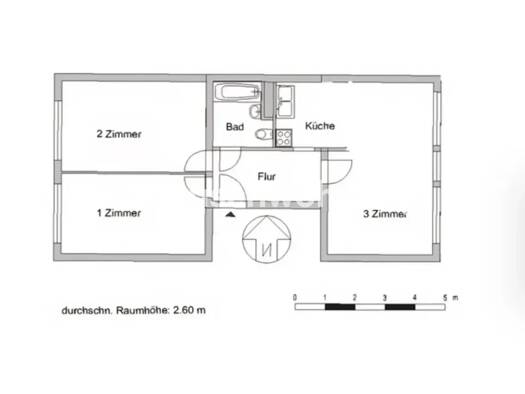 Wohnung zur Miete nur mit Wohnberechtigungsschein Tauschwohnung 385 € 3 Zimmer 54 m² EG Friedrichshain Friedrichshain-Kreuzberg 10249