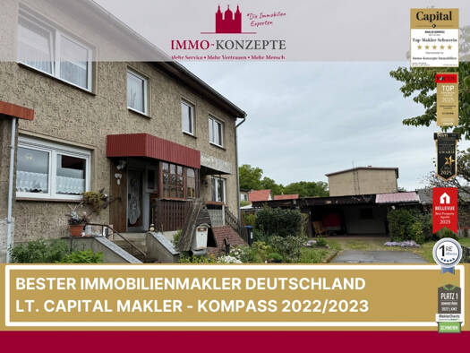 Reihenmittelhaus zum Kauf 135.000 € 3 Zimmer 110 m² 273 m² Grundstück Lübtheen Lübtheen 19249