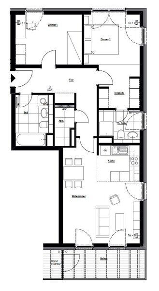 Wohnung zur Miete 1.237 € 3 Zimmer 87 m²<br/>Wohnfläche 2.<br/>Geschoss Schweriner Straße 43c Wilsdruffer Vorstadt (Ermischstr.) Dresden-Wilsdruffer Vorstadt 01067