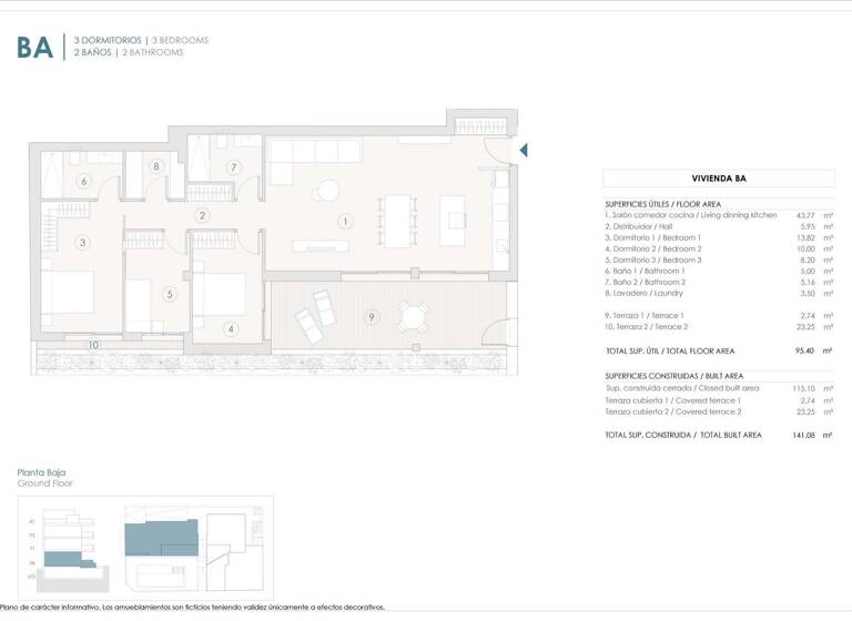 Wohnung zum Kauf provisionsfrei 350.000 € 3 Zimmer 115 m² Benijofar