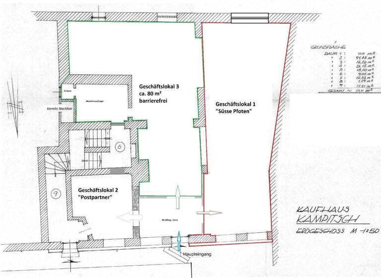 Büro zur Miete 440 € Klein St. Paul 9373
