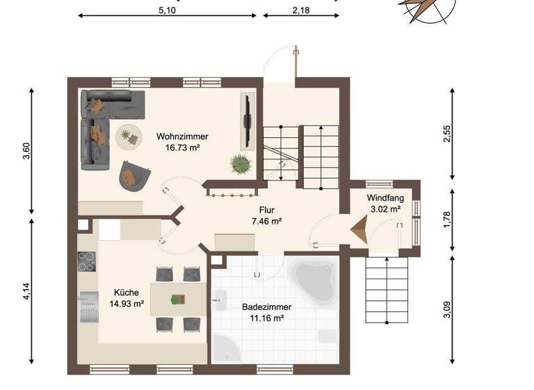 Reihenendhaus zum Kauf 179.000 € 6 Zimmer 123,7 m² 406 m² Grundstück Wefensleben 39365