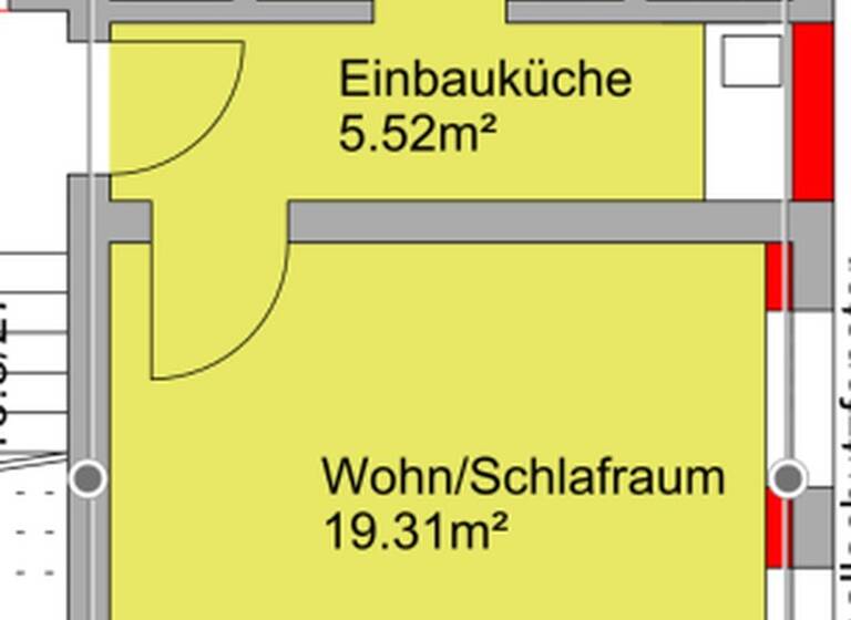 Studio zur Miete 420 € 1 Zimmer 30,9 m² EG Marienstraße 35 Furth Furth im Wald 93437
