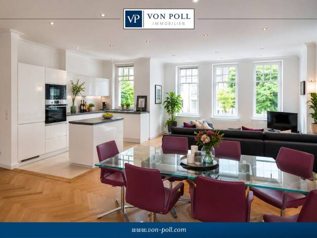 Wohnung zur Miete 3.650 € 4 Zimmer 143,4 m² 2. Geschoss Nordend-West Innenstadt III 60322