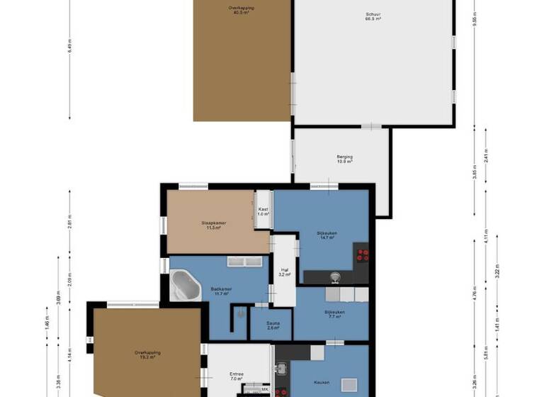 Bauernhaus zum Kauf 700.000 € 6 Zimmer 219 m² 3.000 m² Grundstück straatweg 3 follega 8535 WG