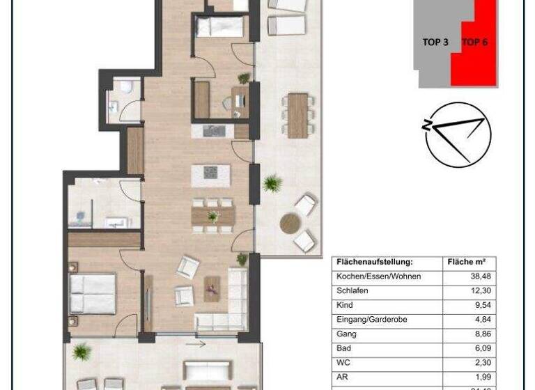 Studio zum Kauf 1.090.000 € 3 Zimmer 84,4 m² Schörfling am Attersee 4861