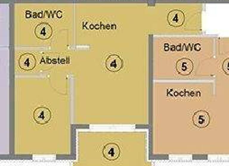 Wohnung zur Miete 635 € 2 Zimmer 48,9 m² 1. Geschoss frei ab 01.03.2026 Friedrichstraße 20 Gotha 99867