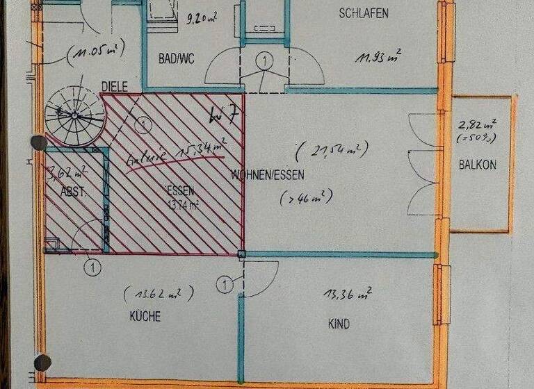 Wohnung zur Miete 1.790 € 4 Zimmer 115,6 m² 3. Geschoss Hanfelder Str. 7a Oberbrunn 82131