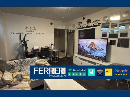 Wohnung zum Kauf 69.950 € 2 Zimmer 41,6 m² 1. Geschoss Ginsheim-Gustavsburg / Gustavsburg 65462