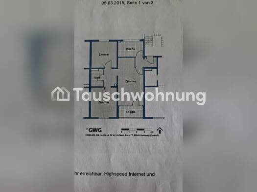 Wohnung zur Miete Tauschwohnung 800 € 3 Zimmer 69 m² Osdorf Hamburg 22549