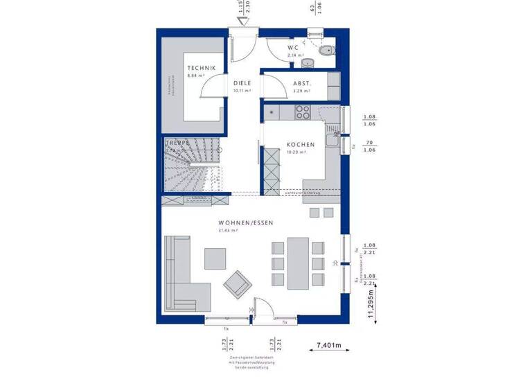 Mehrfamilienhaus zum Kauf 770.119 € 6 Zimmer 253 m² 499 m² Grundstück Lohauserholz Hamm 59067