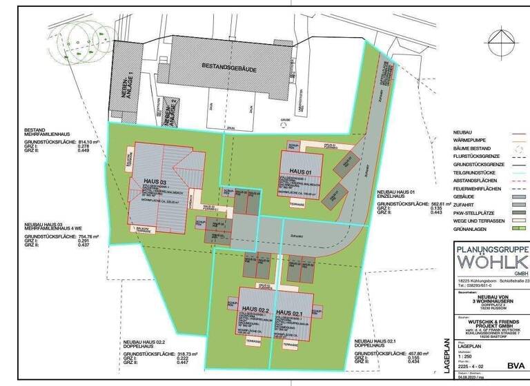 Grundstück zum Kauf 239.000 € 2.093 m² Grundstück Baugenehmigung vorhanden Russow Rerik 18230