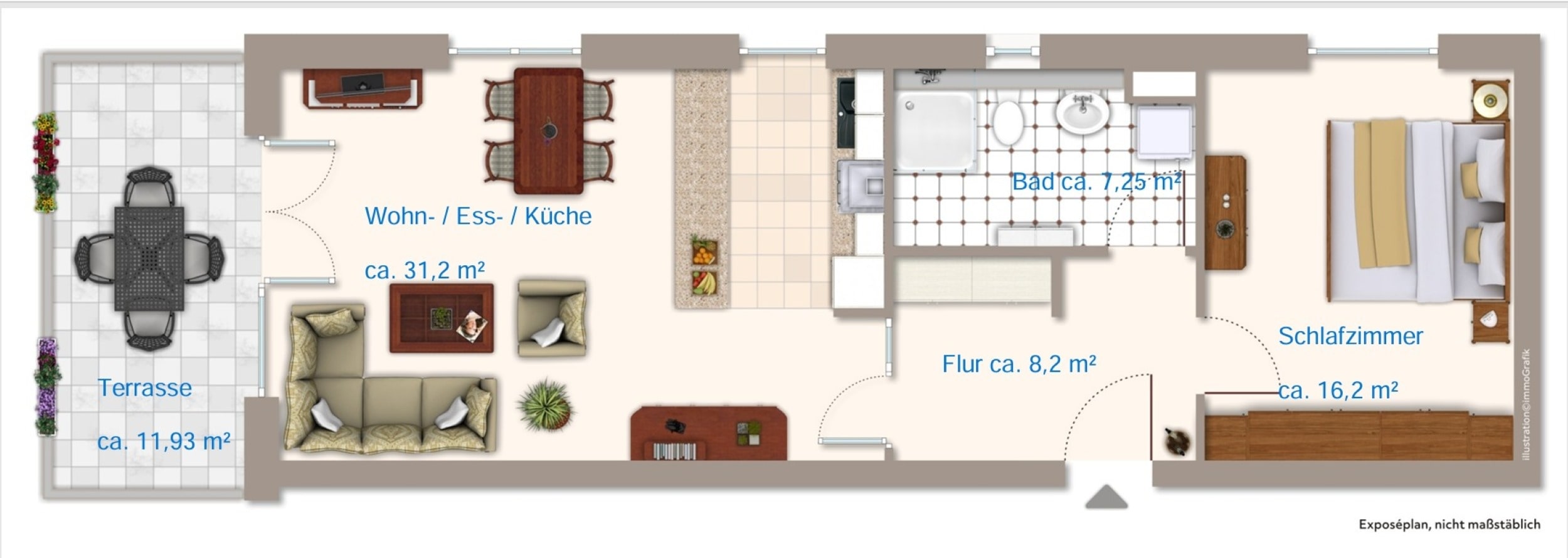 Wohnung zum Kauf 599.000 € 2 Zimmer 67 m²<br/>Wohnfläche 2.<br/>Geschoss Lokstedt Hamburg 22529