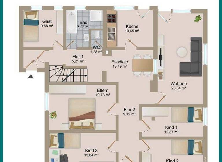 Mehrfamilienhaus zum Kauf 298.000 € 9 Zimmer 205 m² 690 m² Grundstück Cuxhaven 27474