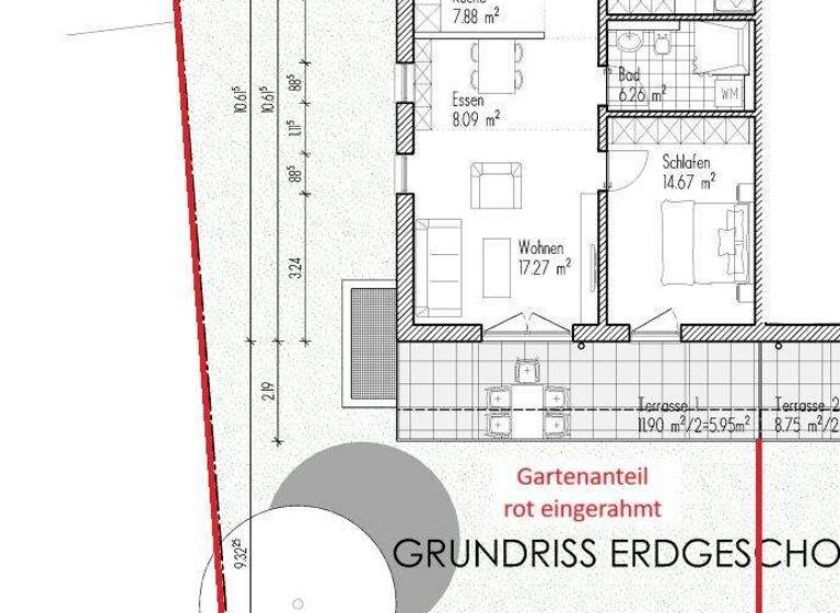 Terrassenwohnung zum Kauf - Erstbezug provisionsfrei 401.000 € 3 Zimmer 78,2 m² EG Mallersdorf Mallersdorf-Pfaffenberg 84066