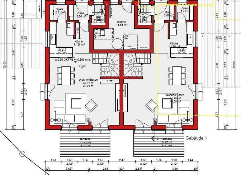 Doppelhaushälfte zum Kauf - Erstbezug 699.000 € 5 Zimmer 173 m² 400 m² Grundstück Westerfelderweg 22 Usingen 61250