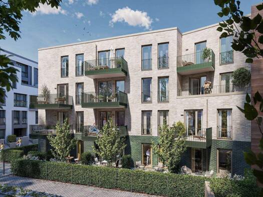 Wohnung zum Kauf - Erstbezug provisionsfrei 1.050.000 € 3 Zimmer 78,2 m² 2. Geschoss Bogenallee 8 Harvestehude Hamburg 20144