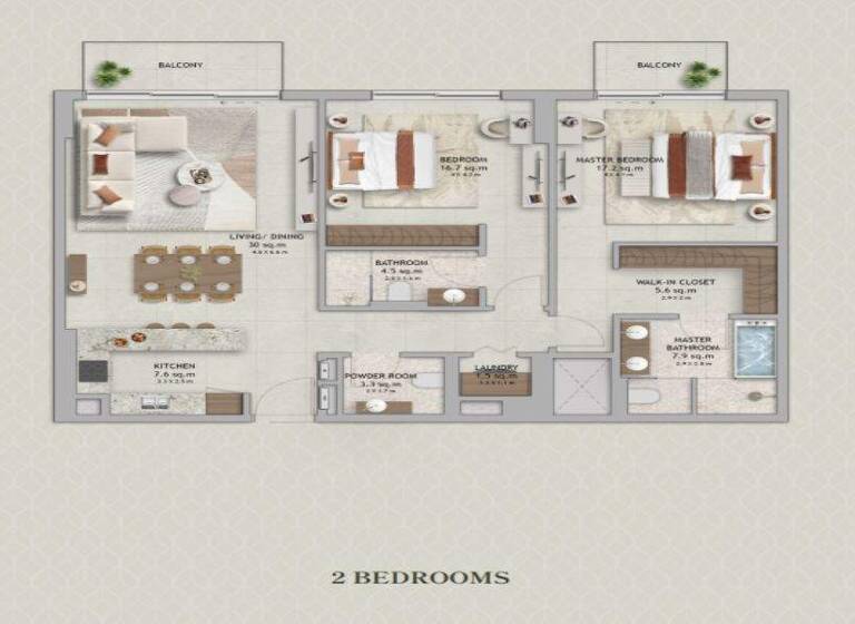 Wohnung zum Kauf - Erstbezug provisionsfrei 578.356 € 3 Zimmer 140,9 m² Dubai