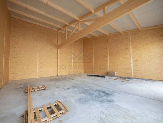 Lagerhalle zur Miete - Erstbezug 1.600 € 133 m² Lagerfläche teilbar ab 66 m² Straß Nersingen 89278