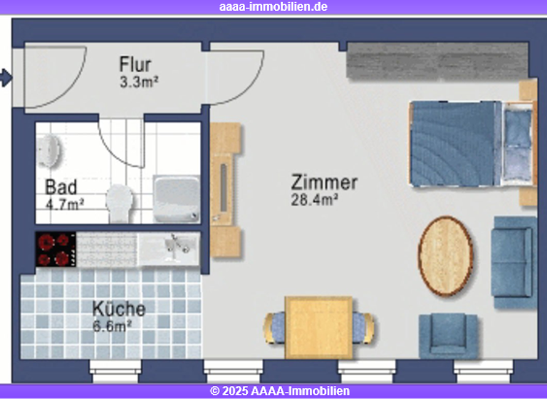 Studio zum Kauf 199.900 € 1 Zimmer 43 m² 3. Geschoss Gesundbrunnen Berlin 13357