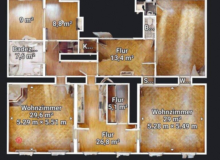 Wohnung zur Miete 2.679 € 4 Zimmer 165 m² Wien 1040