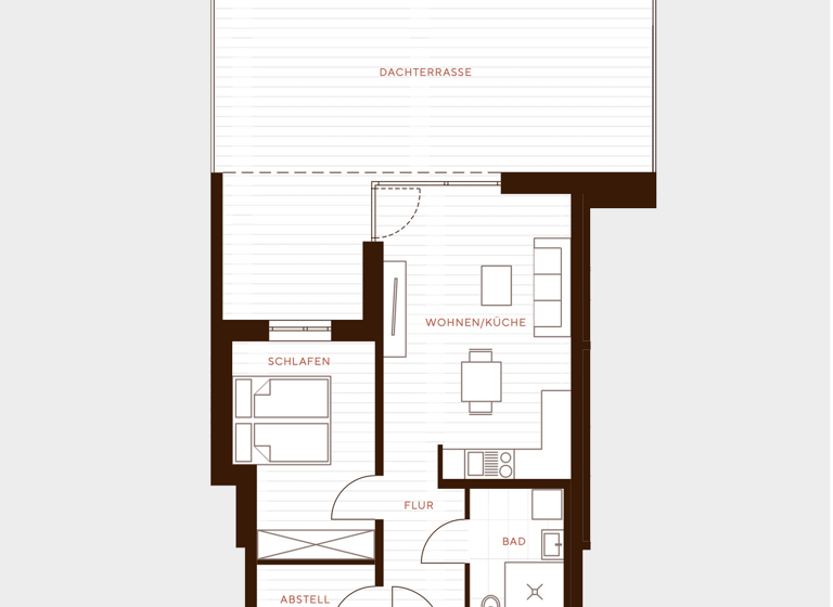Terrassenwohnung zum Kauf - Erstbezug provisionsfrei 371.354 € 2 Zimmer 71,7 m² 1. Geschoss frei ab sofort Beimsstraße 31 Stadtfeld West Magdeburg 39110