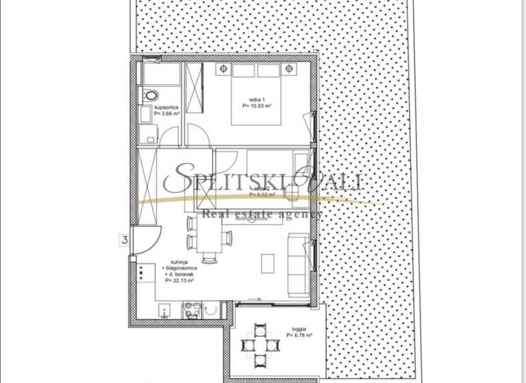 Wohnung zum Kauf 315.000 € 2 Zimmer 121 m² Split