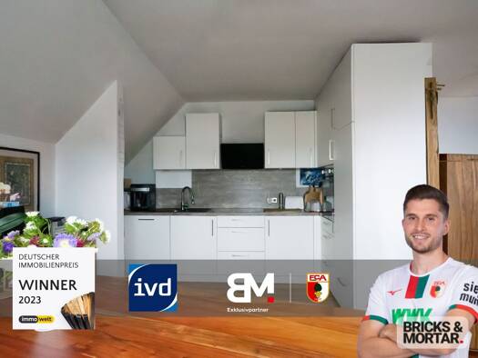 Wohnung zum Kauf 279.000 € 1,5 Zimmer 64 m² Pfersee Augsburg / Pfersee 86157