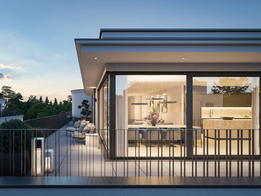 Penthouse zum Kauf - Erstbezug provisionsfrei 2.949.000 € 4 Zimmer 196 m² 2. Geschoss Scherrstraße 6 Neuhausen-Nymphenburg München-Nymphenburg 80639