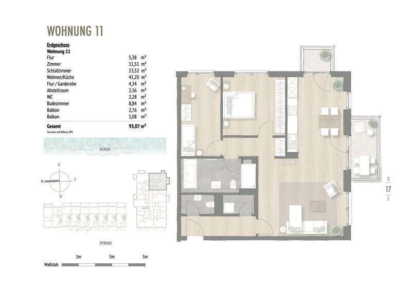 Wohnung zum Kauf - Erstbezug provisionsfrei 460.000 € 3 Zimmer 93,1 m² Königsberger Straße 8 Kappeln 24376