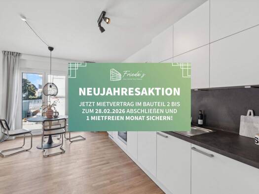 Wohnung zur Miete - Erstbezug 1.349 € 2 Zimmer 59,8 m² EG frei ab 01.03.2026 Friedenauer Höhe 11A Friedenau Berlin 12159