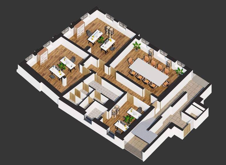 Studio zur Miete 1.169 € 4 Zimmer 167 m² Wittenberger Straße 25 Torgau 04860