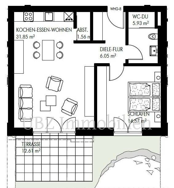 Wohnung zum Kauf provisionsfrei als Kapitalanlage geeignet 360.635 € 2 Zimmer 65,6 m²<br/>Wohnfläche Märkerstraße 9+11 Alzenau Alzenau 63755