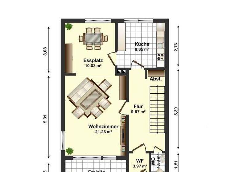 Reihenendhaus zum Kauf 278.000 € 5 Zimmer 146 m² 469 m² Grundstück Fähr-Lobbendorf Bremen 28755