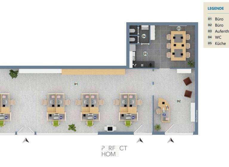 Bürofläche zur Miete 2.678 € 2 Zimmer 149,1 m² Bürofläche Heilbronn 74076